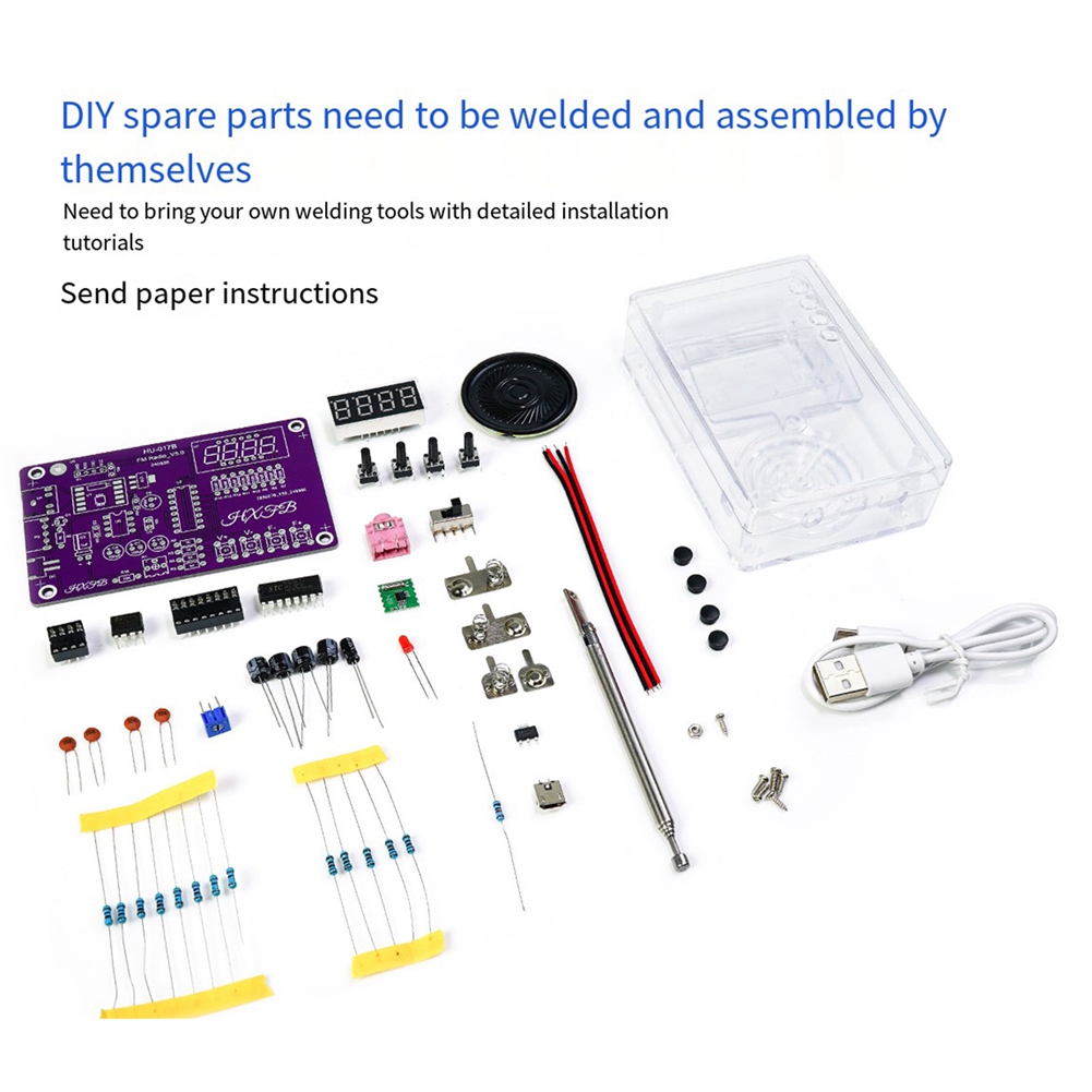 Diy Electronics Soldering Kit - A72Z Baru HU-017B Kit Elektronik Radio