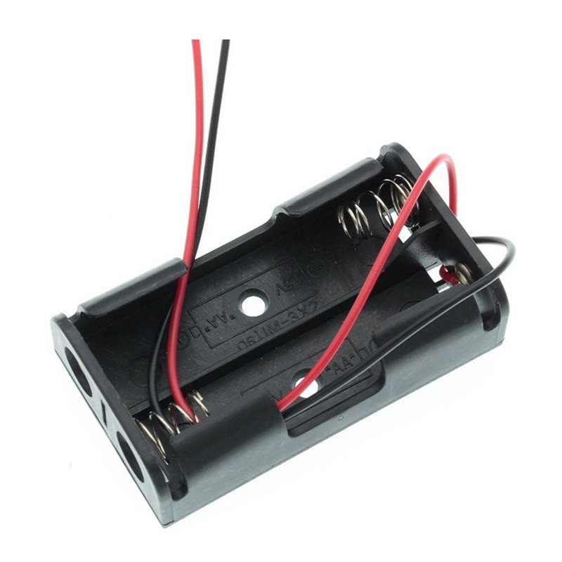 Diy Electronics Holder - AAAEL-100 Buah Kotak Wadah Baterai 2AA