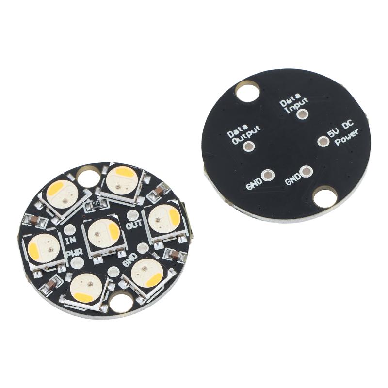 Useful Diy Electronics Projects - WS2812 7Bit Papan Sirkuit LED Bulat