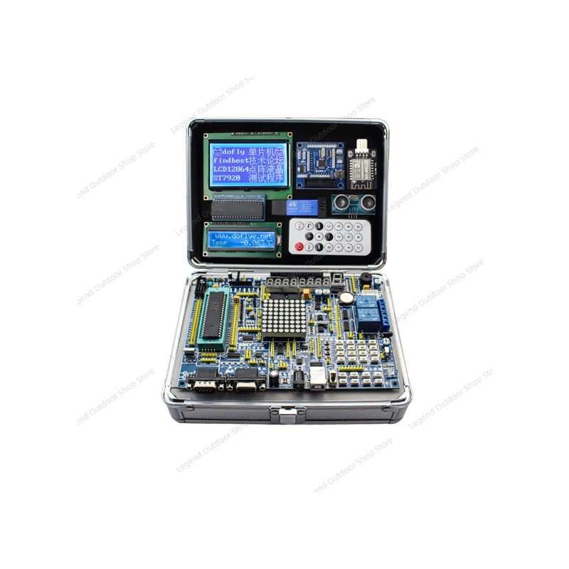 Diy Electronics Learning Kit - LY-51S 51MCU Papan Pengembangan Kotak Uji