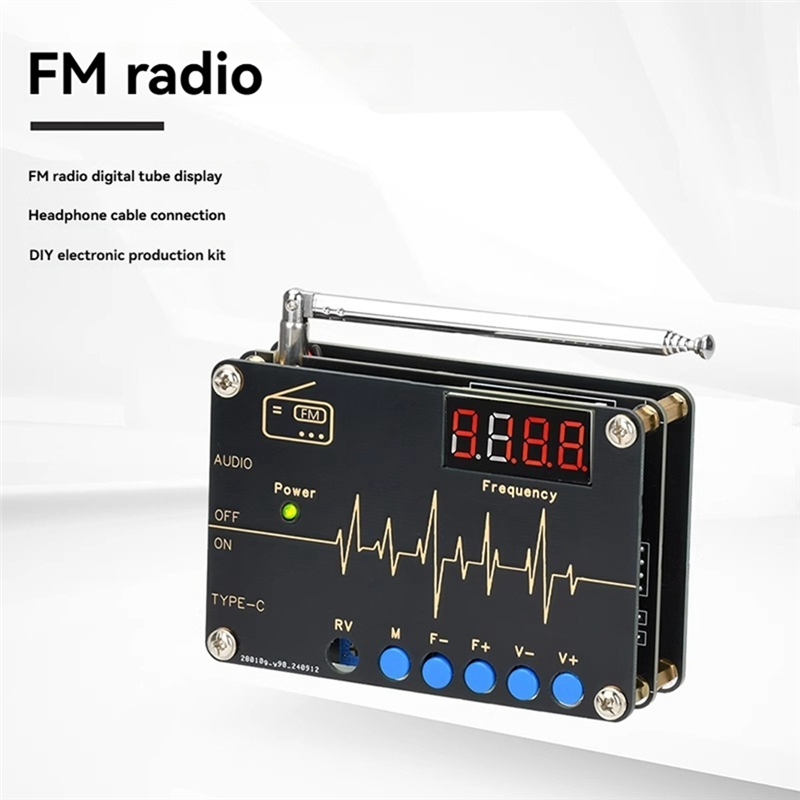 Diy Electronics Soldering Kit - A73E-RDA5807M Kit DIY Radio FM 87-108Mhz