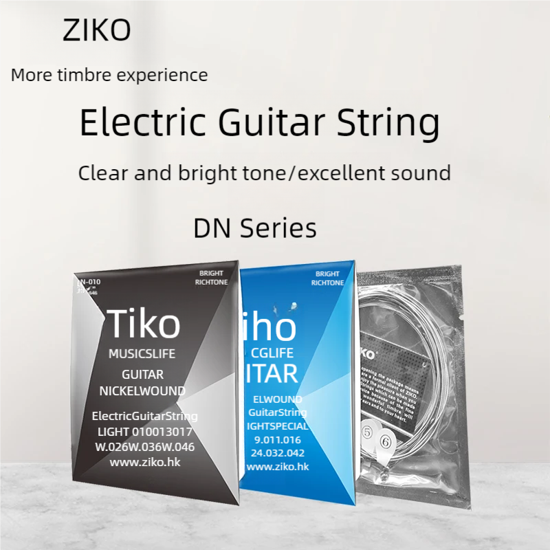 Diy Guitar Electronics - ZIKO Senar Gitar Listrik Baja Karbon