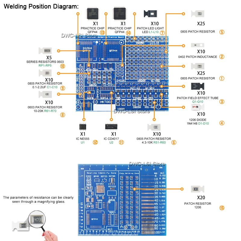 Papan praktek Las Patch penuh  - Pcb Etching Kit ulasan dan harga