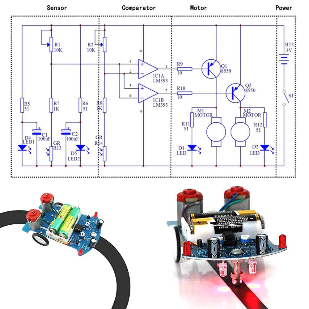 Mobil pintar DIY Kit elektroni - Diy Electronics Projects For Students ulasan dan harga