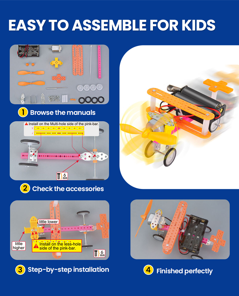 6 Set Kit Robotika Percobaan S - Diy Electronics Kids ulasan dan harga