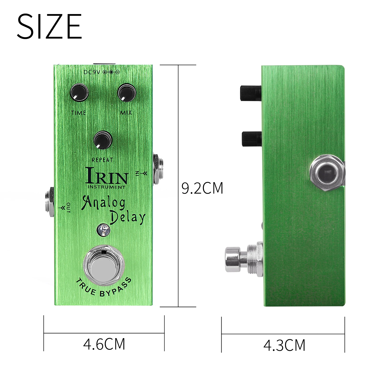 IRIN AN-02 Pedal Efek Delay An - Diy Guitar Electronics ulasan dan harga