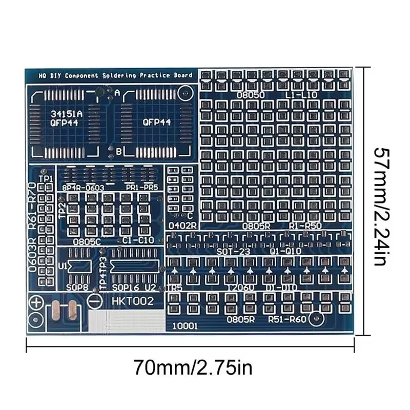 02 Komponen Tambalan Kit Papan - Pcb Etching Kit ulasan dan harga