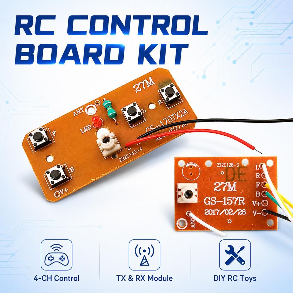 Kit Remote Control 27MHz 4CH M - Diy Electronic Modules ulasan dan harga
