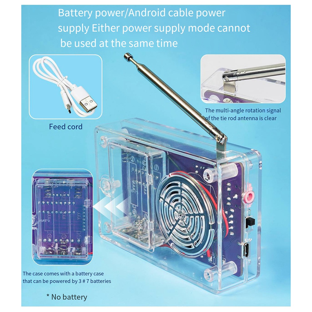 A72Z Baru HU-017B Kit Elektron - Diy Electronics Soldering Kit ulasan dan harga