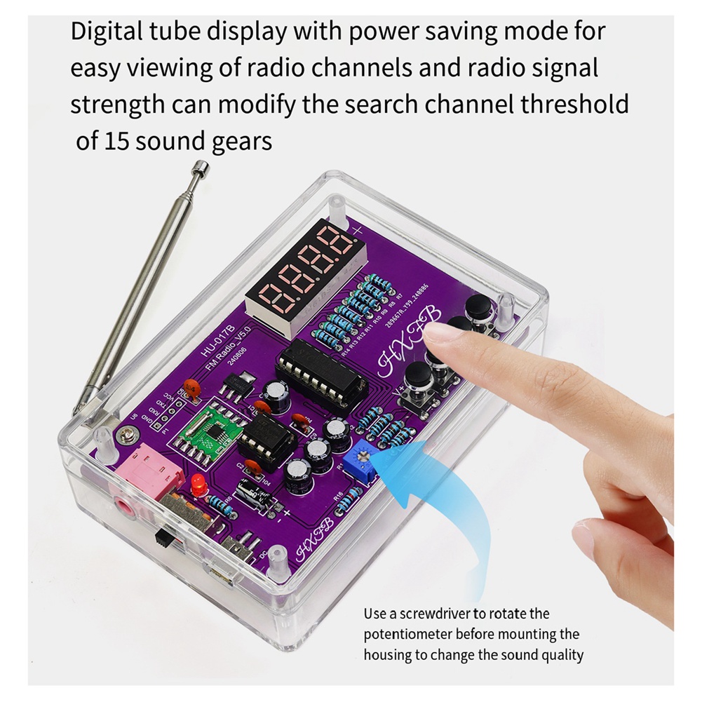 A72Z Baru HU-017B Kit Elektron - Diy Electronics Soldering Kit ulasan dan harga