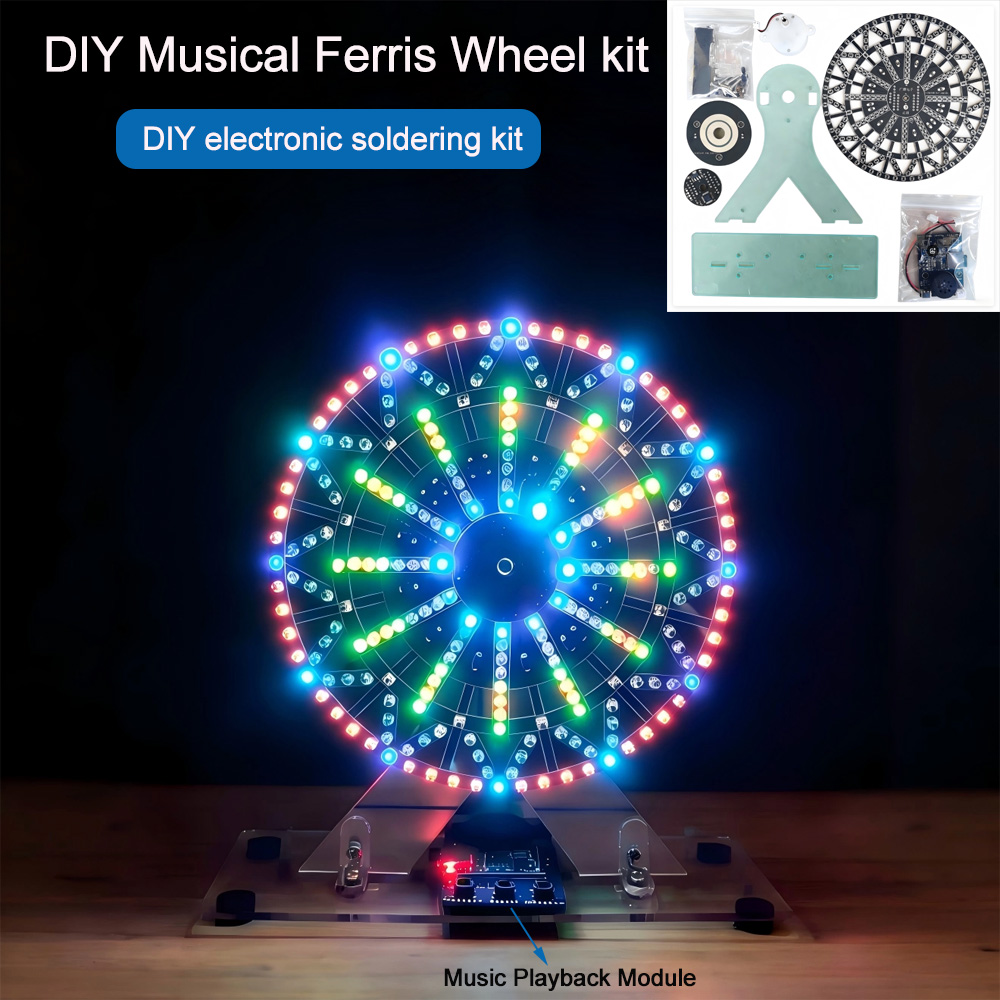 Kit elektronik DIY Roda Ferris - Diy Electronics Soldering Kit ulasan dan harga