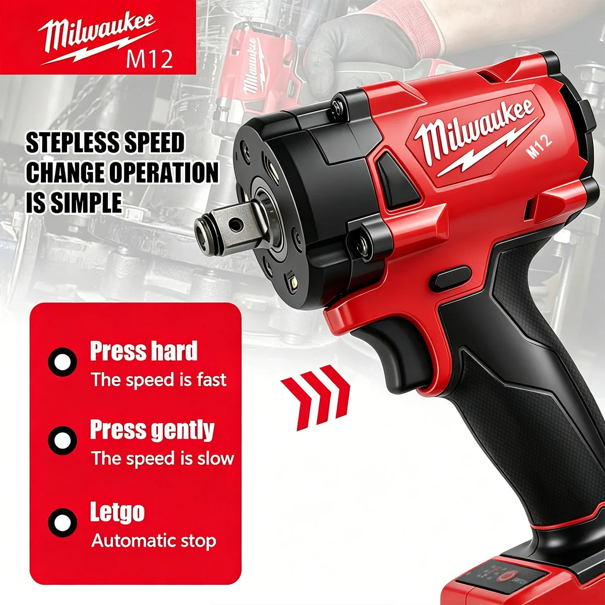 Milwaukee M12 1/2' M18 FUEL Br - Milwaukee Drill M12 Fuel ulasan dan harga