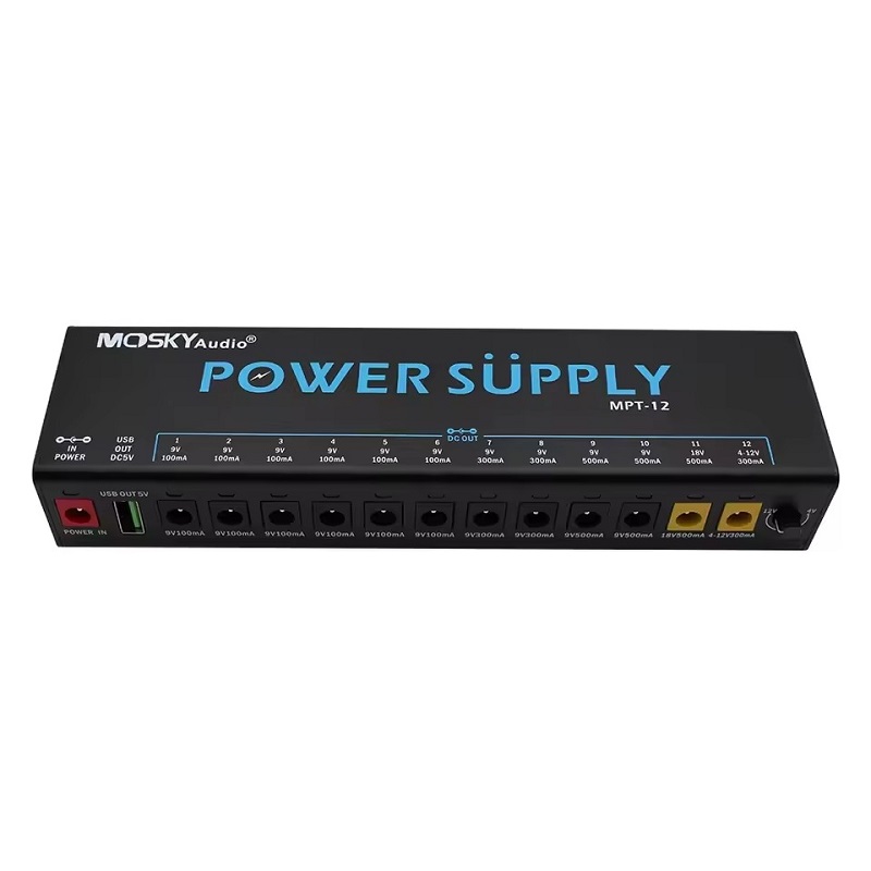 MOSKY MPT-12 Catu Daya Pedal E - Diy Guitar Electronics ulasan dan harga