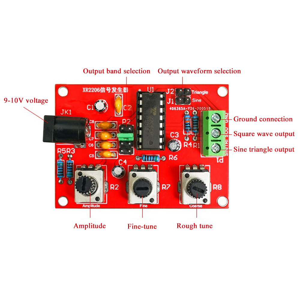 DIY XR2206 Kit Elektronik Gene - Pcb Etching Kit ulasan dan harga