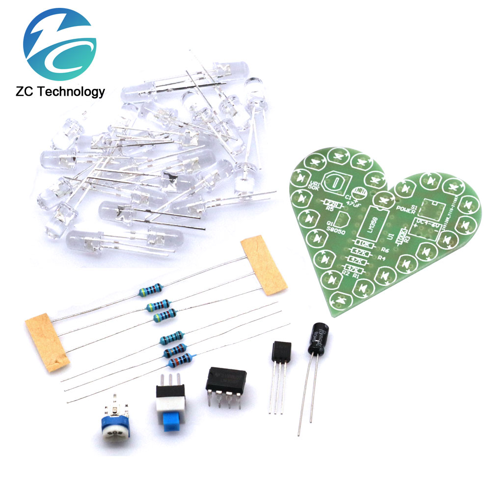 Kit DIY Kit Lampu Pernafasan B - Diy Electronics Learning Kit ulasan dan harga