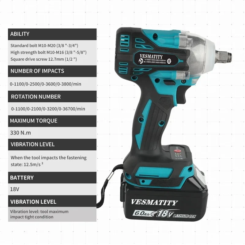 Obeng Elektrik Tanpa Kabel DTW - Makita Drill Dtw300 ulasan dan harga