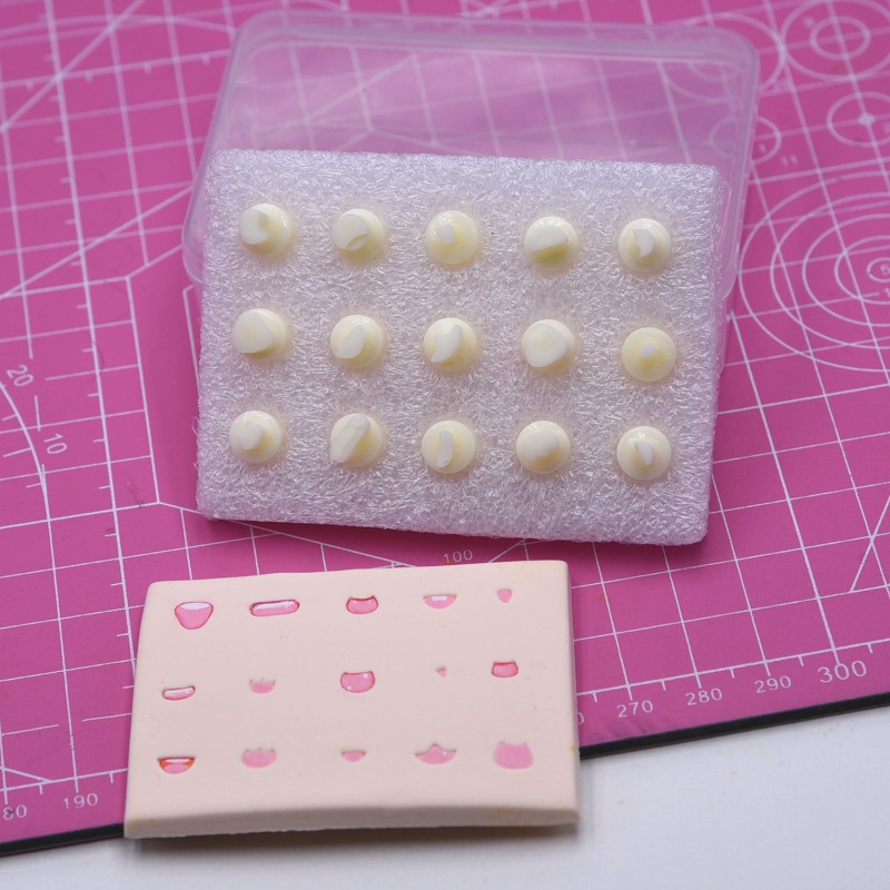15Pcs/Set Cetakan Mulut Tanah  - Diy Q ulasan dan harga