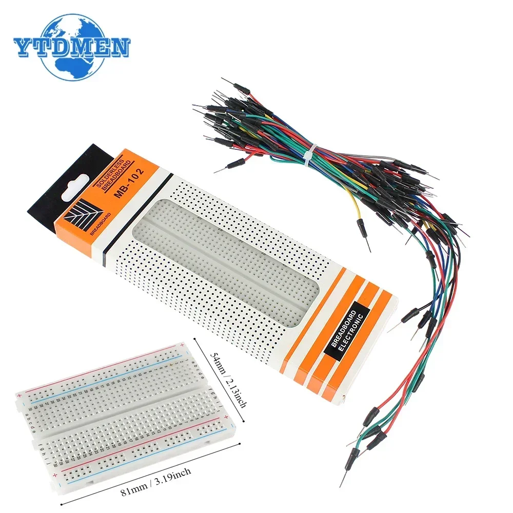 MB-102 Breadboard 400 830 poin - Pcb Etching Kit ulasan dan harga