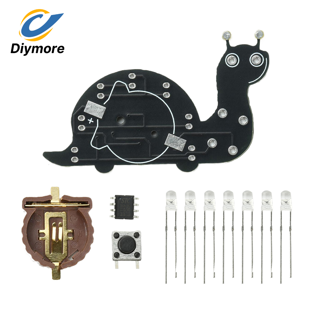 7 Kit Praktik Penyolderan LED  - Diy Electronics Holder ulasan dan harga