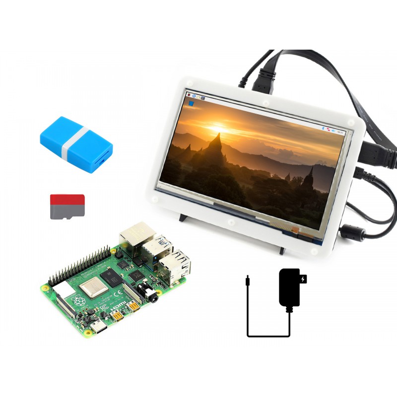 Kit Layar Raspberry Pi 4 Model - Diy For Electronics ulasan dan harga