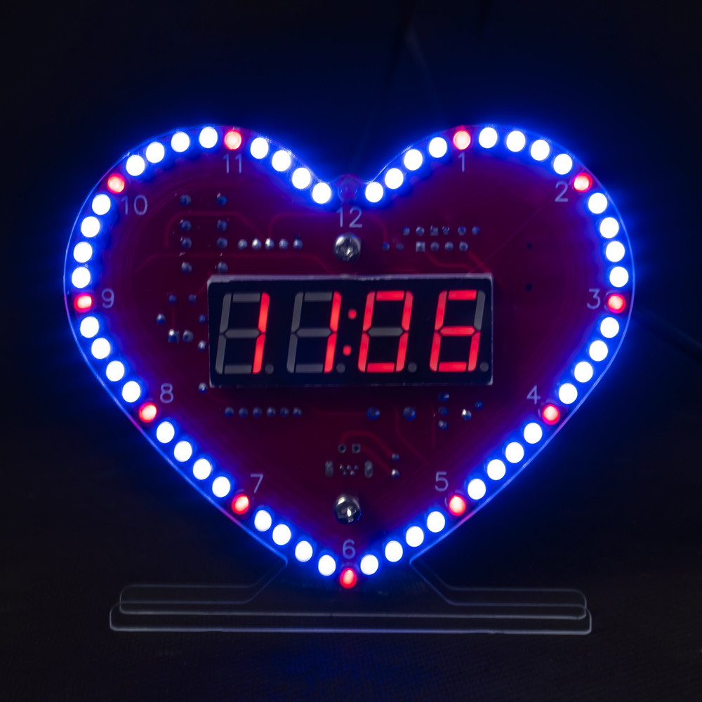 Kit Elektronik DIY Jam LED Ber - Pcb Etching Kit ulasan dan harga